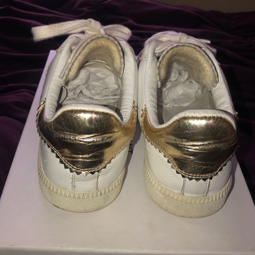 🔥White Isabel Marant🔥 Bryce Street Tag Sneakers - Picture 3 of 5